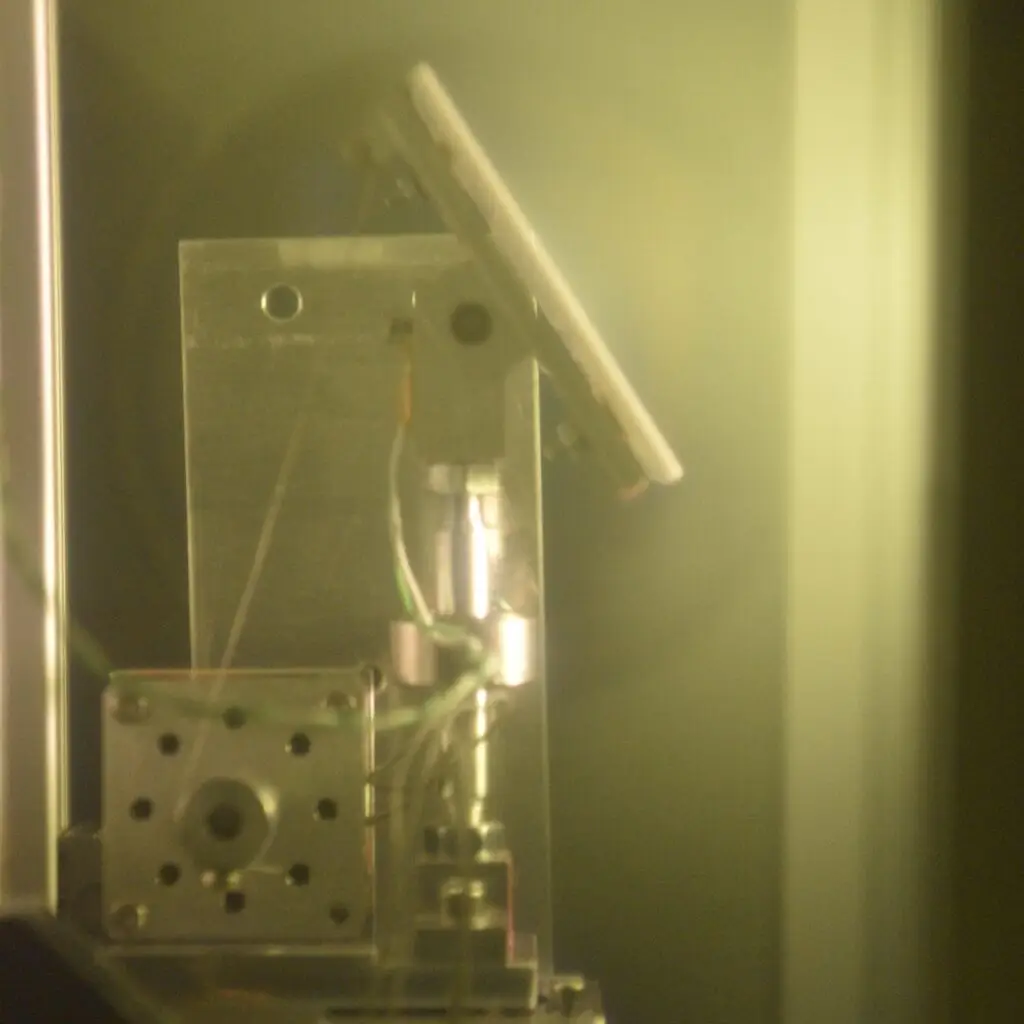 Incoming atomic-oxygen-particle-flux on a sample material